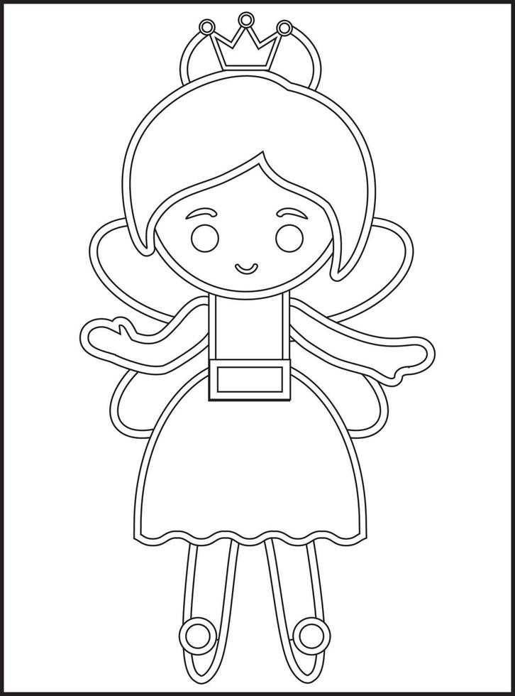 prinses kleur Pagina's vector