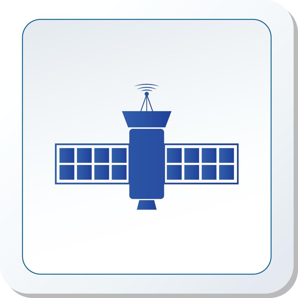 satelliet icoon vector grafisch illustratie