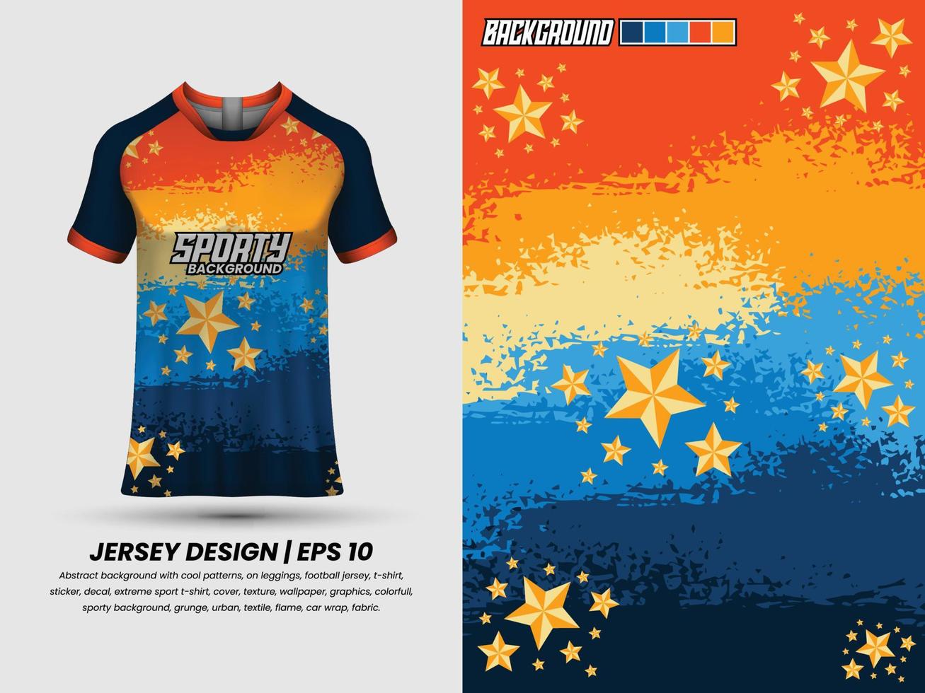 voetbal Jersey ontwerp voor sublimatie, sport t overhemd ontwerp, sjabloon Jersey vector