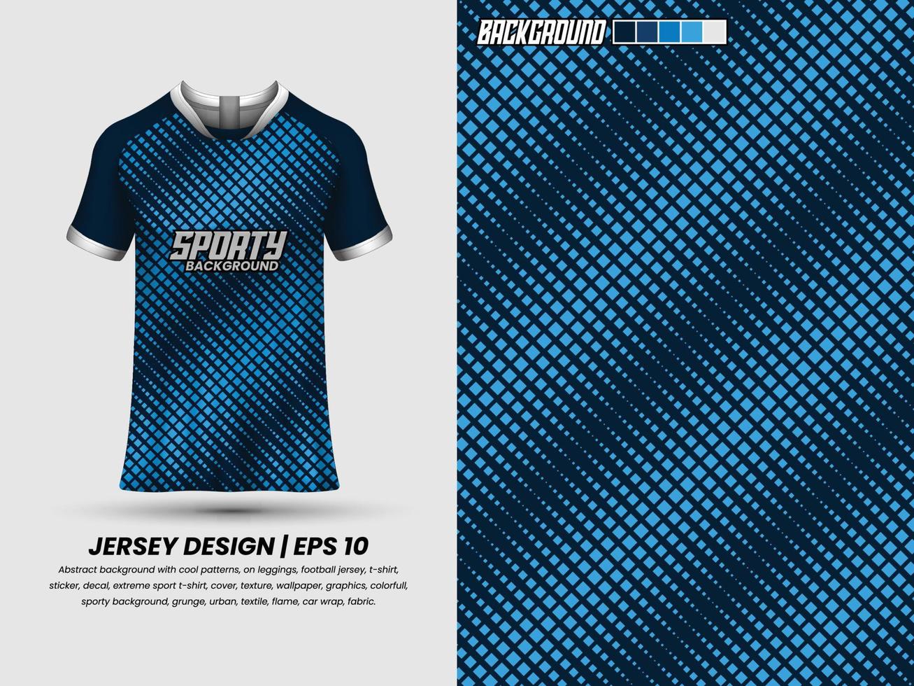 voetbal Jersey ontwerp voor sublimatie, sport t overhemd ontwerp, sjabloon Jersey vector