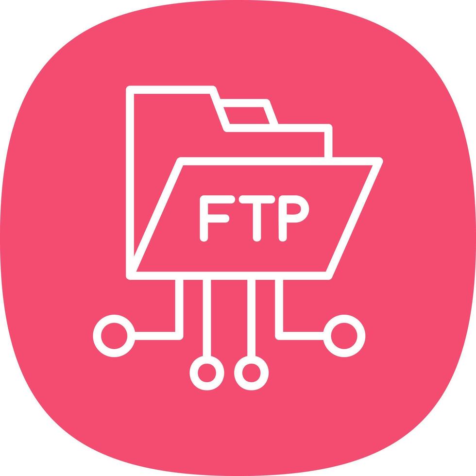 ftp vector icoon ontwerp