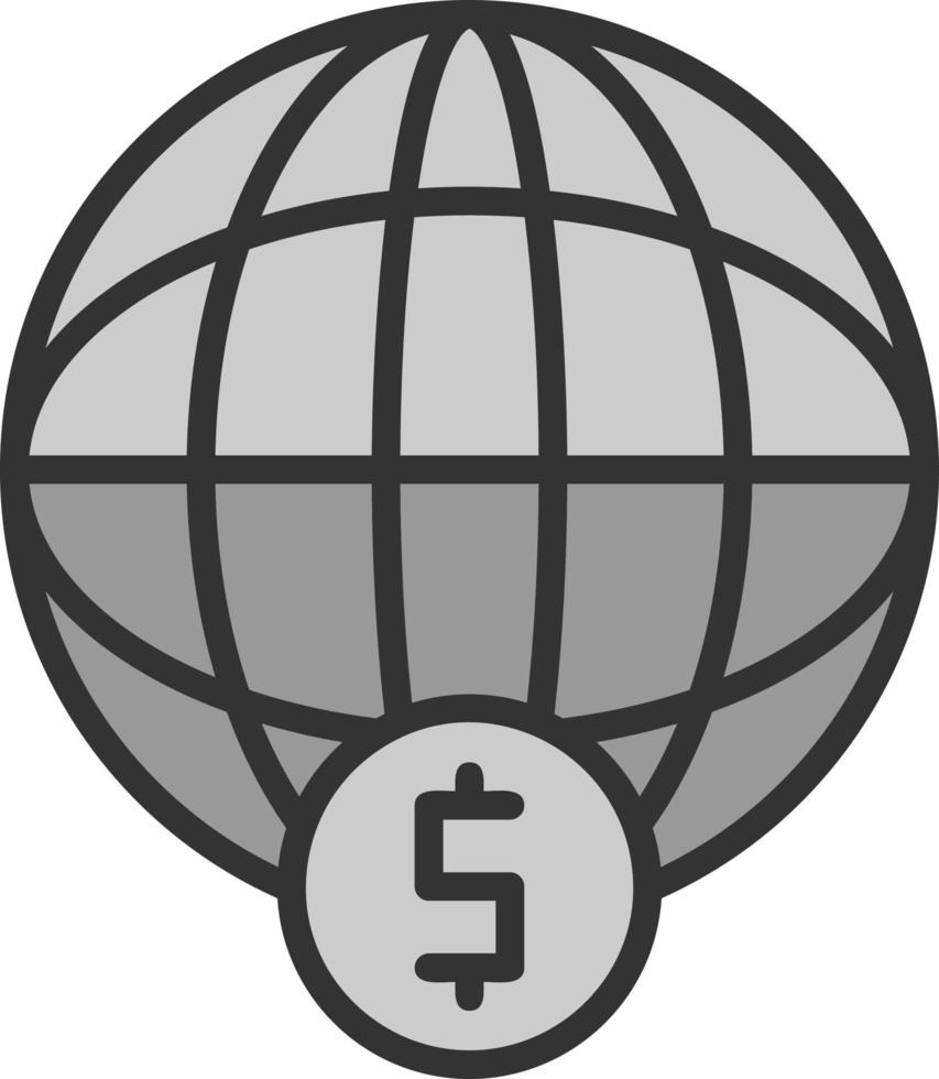 wereld financieel vector icoon ontwerp
