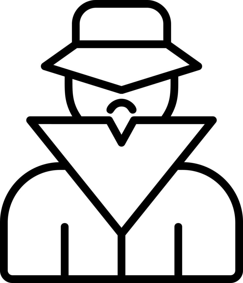 detective vector icoon ontwerp