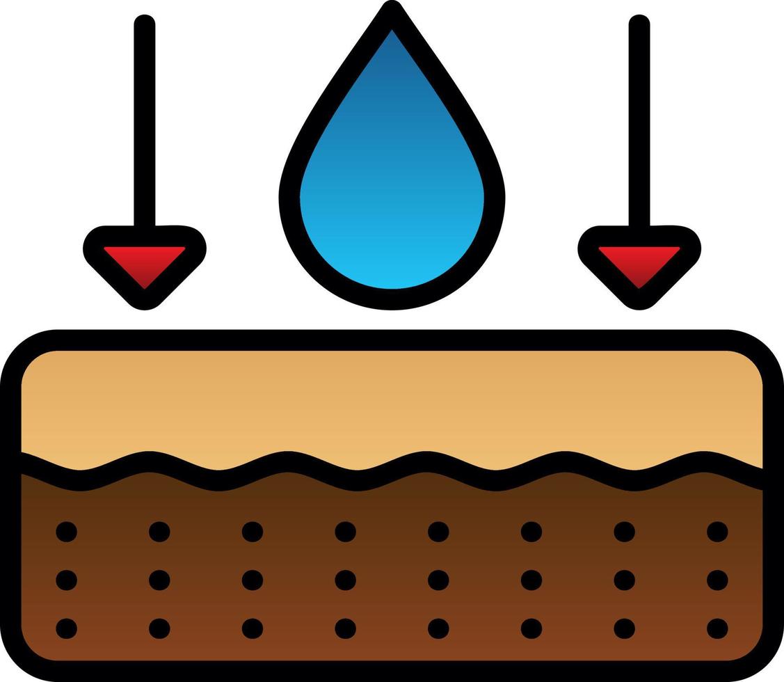 hydraterend vector icoon ontwerp