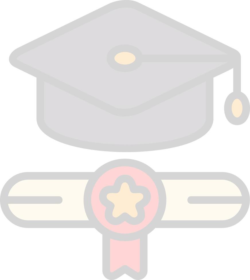 diploma uitreiking vector icoon ontwerp