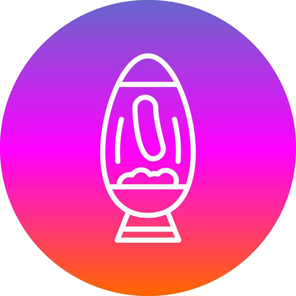 lava lamp vector icoon ontwerp