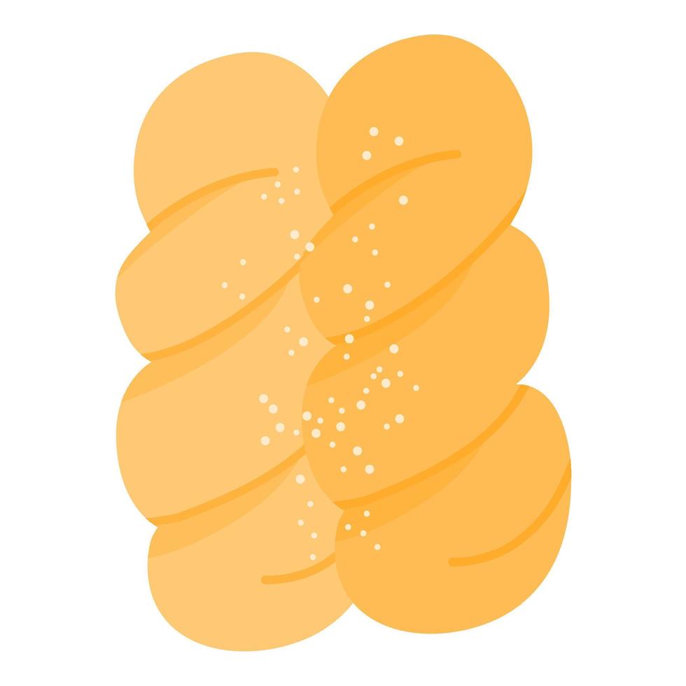 gedraaid brood donuts vector