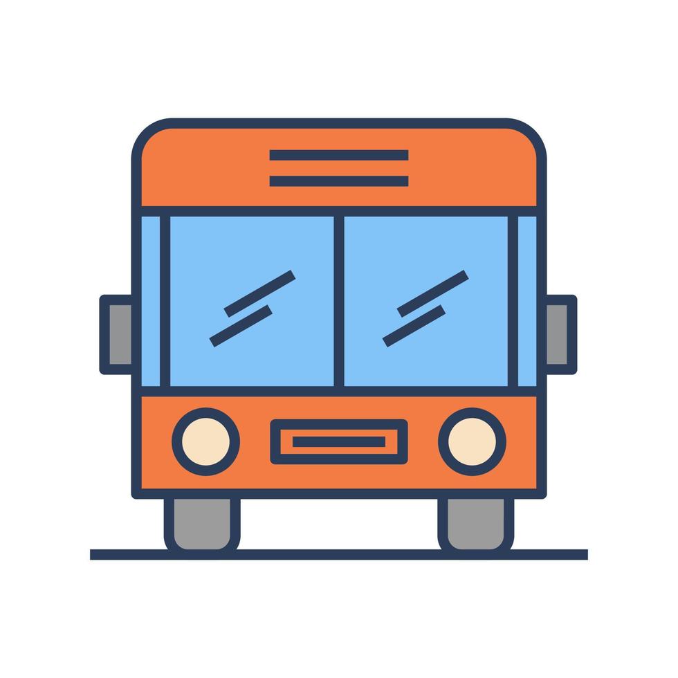 schoolbus vector pictogram