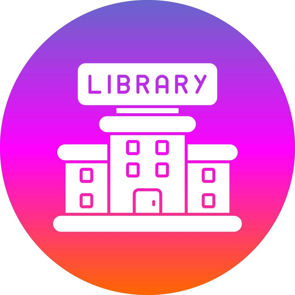 bibliotheek vector icoon ontwerp