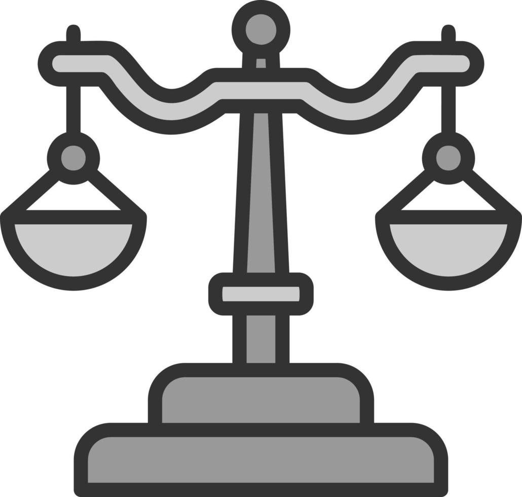 gerechtigheid schaal vector icoon ontwerp