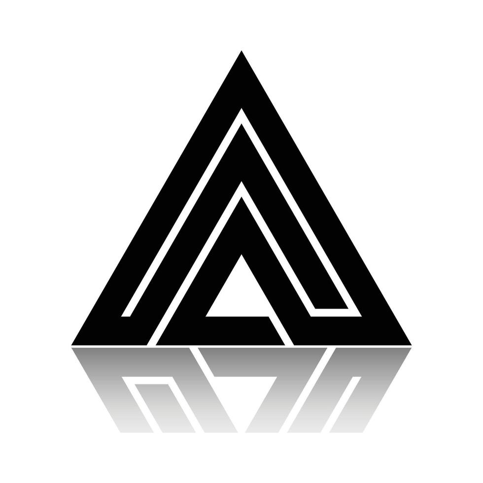 modern zakelijk, abstract eerste zwart brief 'a' logo icoon vector ontwerp sjabloon logo element, gemakkelijk rooster vormen logo in brief 'a', vector, grafisch