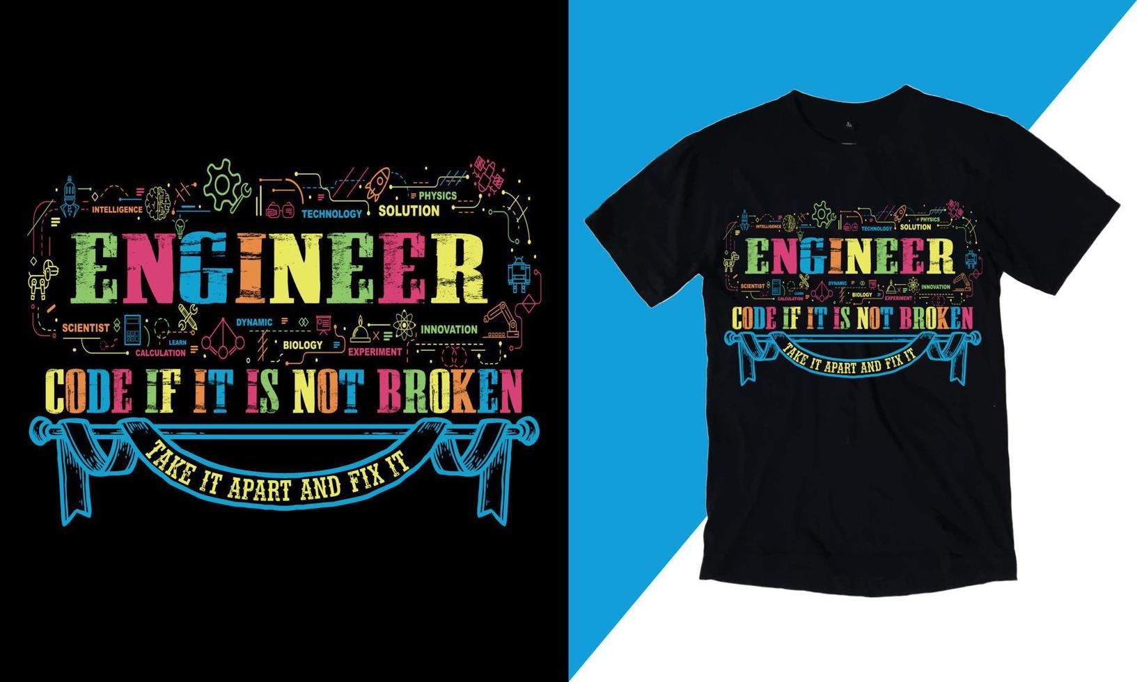 elke dag een avontuur wanneer u zijn een ingenieur, ik hebben Nee leven citaten, is klaar naar afdrukken Aan t-shirt vector, monteur geschenk, t overhemd vector - typografie, vintage,