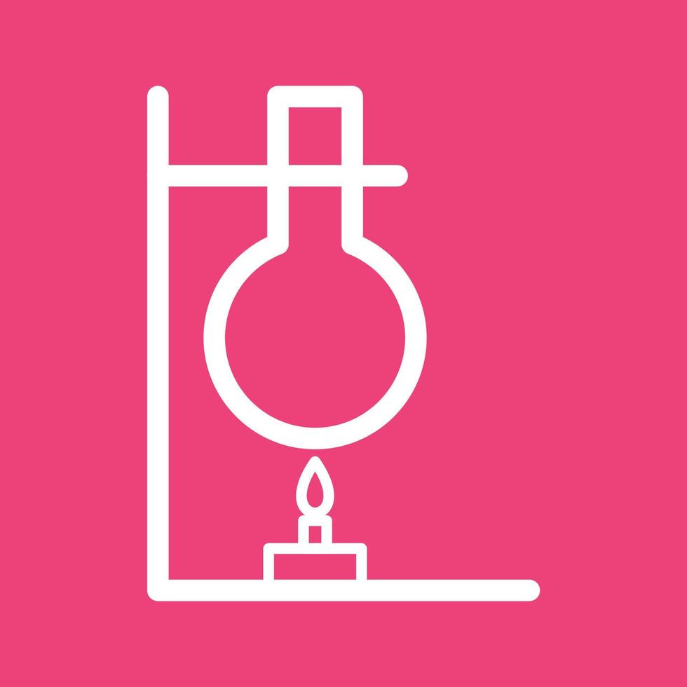 experiment Aan warmte ik lijn kleur achtergrond icoon vector