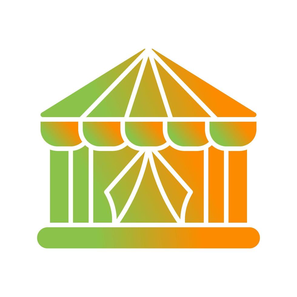 circus tent vector icoon