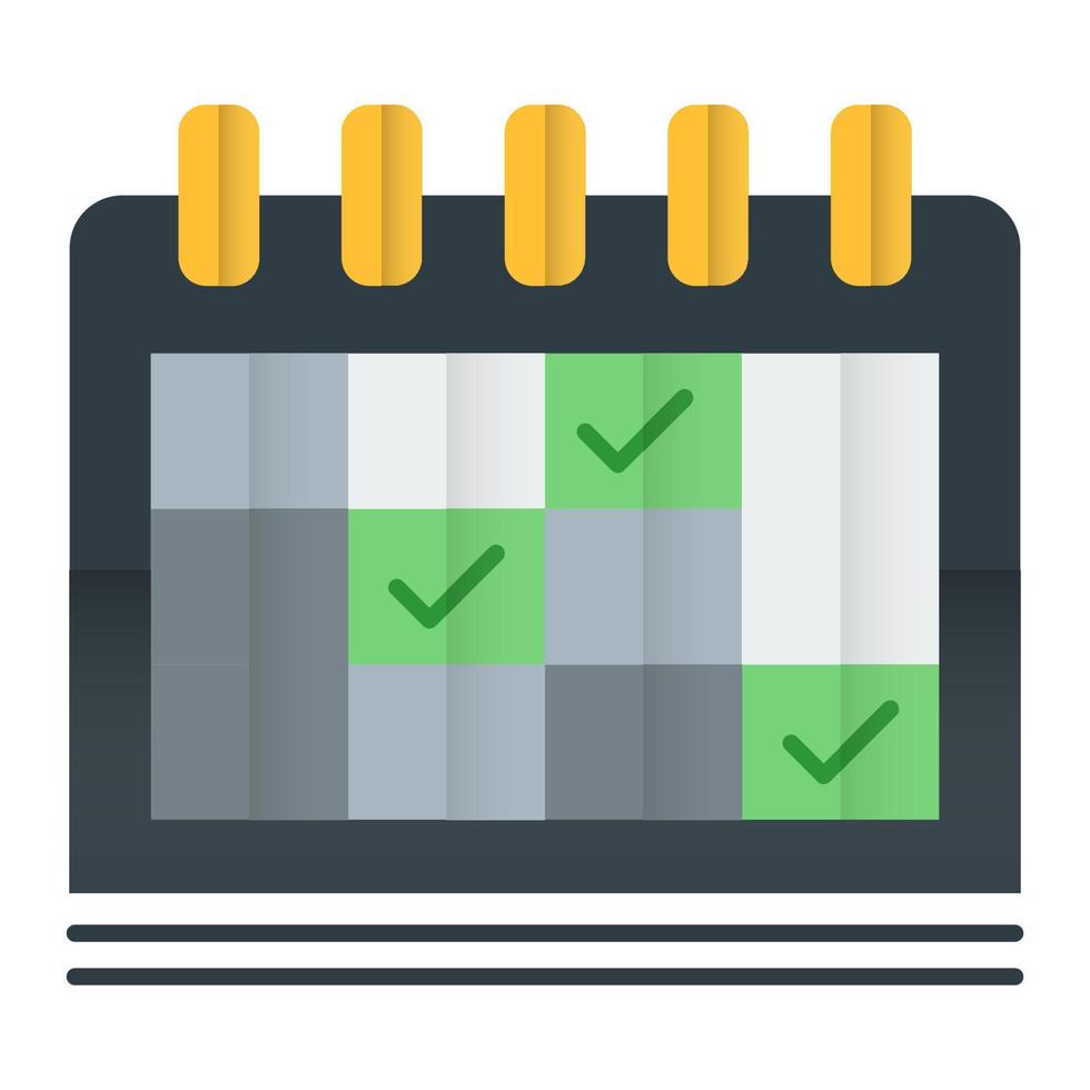 planning icoon, geschikt voor een breed reeks van digitaal creatief projecten. gelukkig creëren. vector