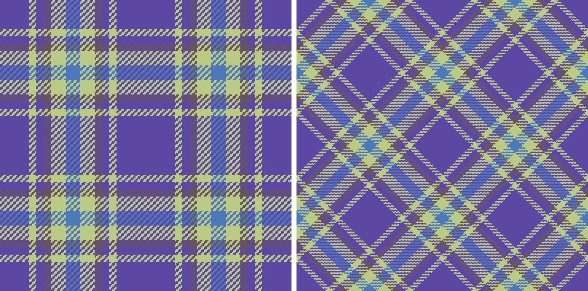 patroon structuur tartan. plaid vector controleren. naadloos kleding stof textiel achtergrond.