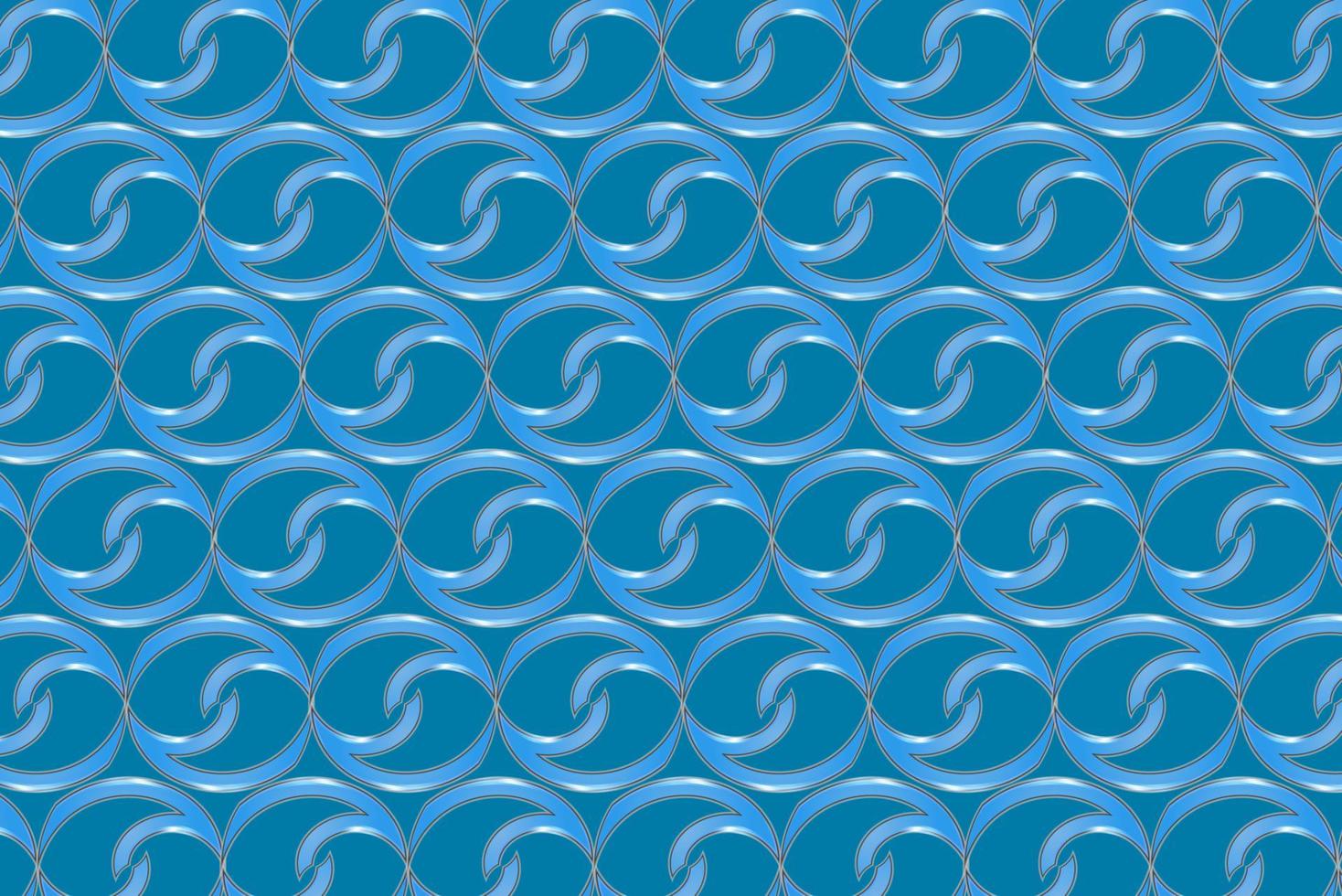 blauw wijnoogst naadloos patroon abstract vector achtergrond