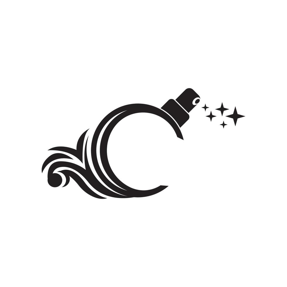parfum logo.vector illustratie symbool ontwerp vector