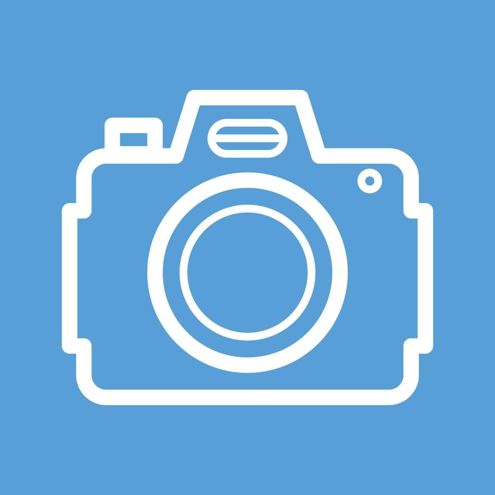 dslr camera lijn kleur achtergrond icoon vector