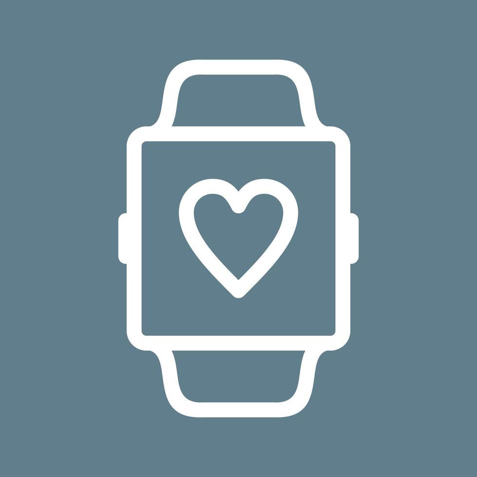Gezondheid app lijn kleur achtergrond icoon vector