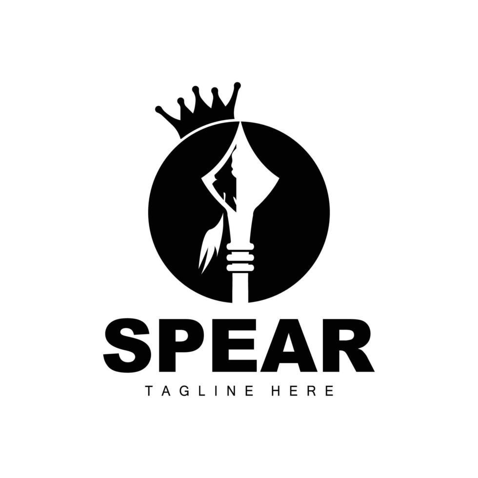 speer logo, lang reeks het werpen wapen doelwit icoon ontwerp, Product en bedrijf merk icoon illustratie vector