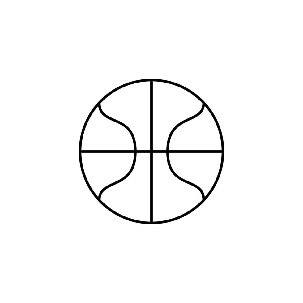 basketbal pictogram vector