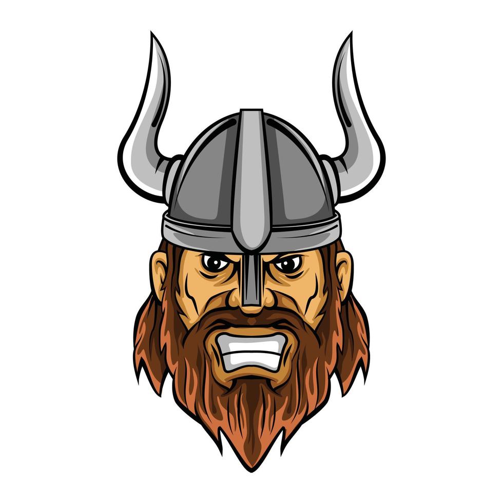 viking hoofd vector illustratie