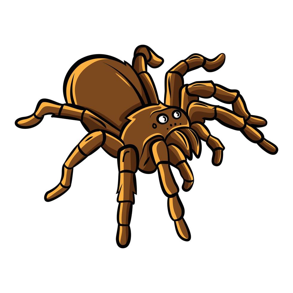 groot tarantula vector illustratie ontwerp