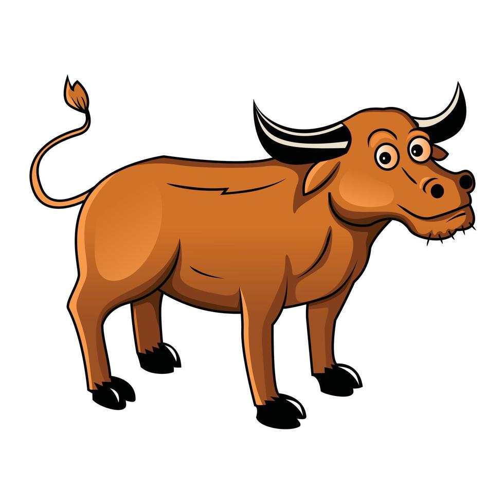 buffel vector illustratie ontwerp