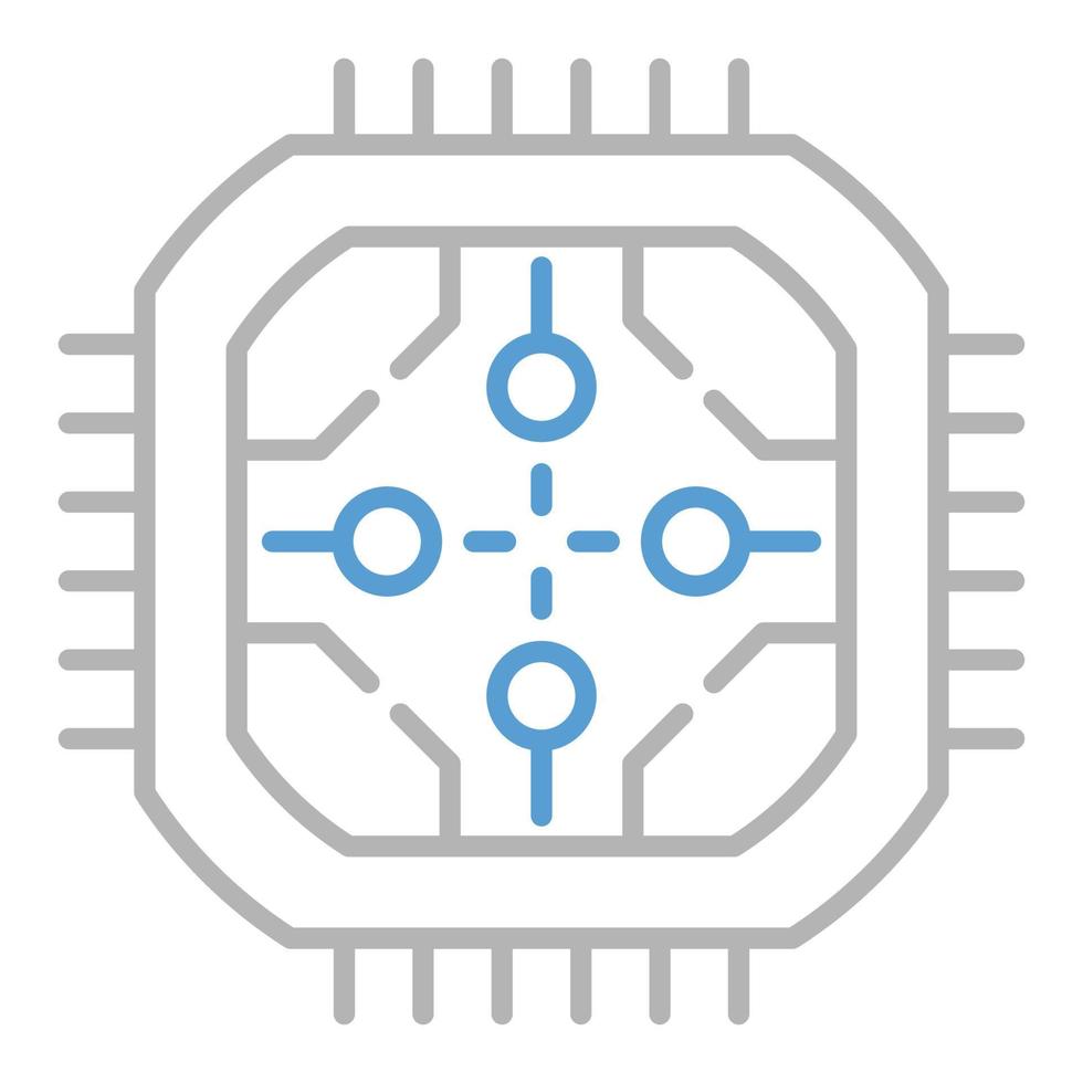 abstract technologie icoon, geschikt voor een breed reeks van digitaal creatief projecten. gelukkig creëren. vector