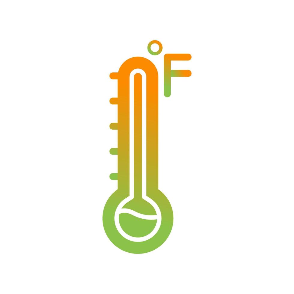 Fahrenheit vector icoon