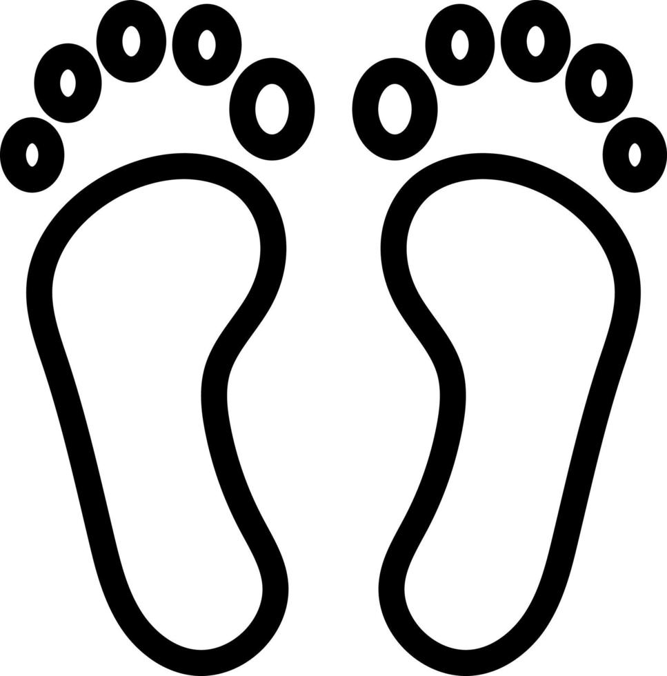 voetstappen icoon ontwerp vector