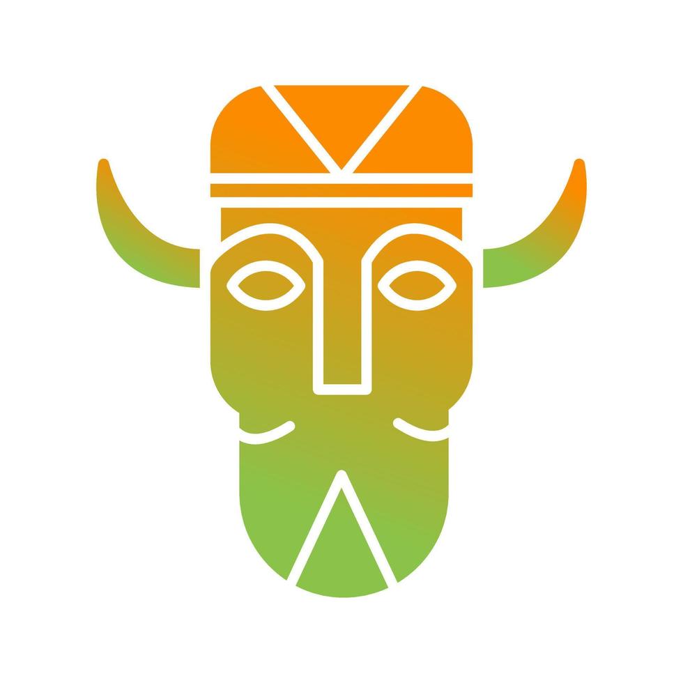 Afrikaans masker vector icon