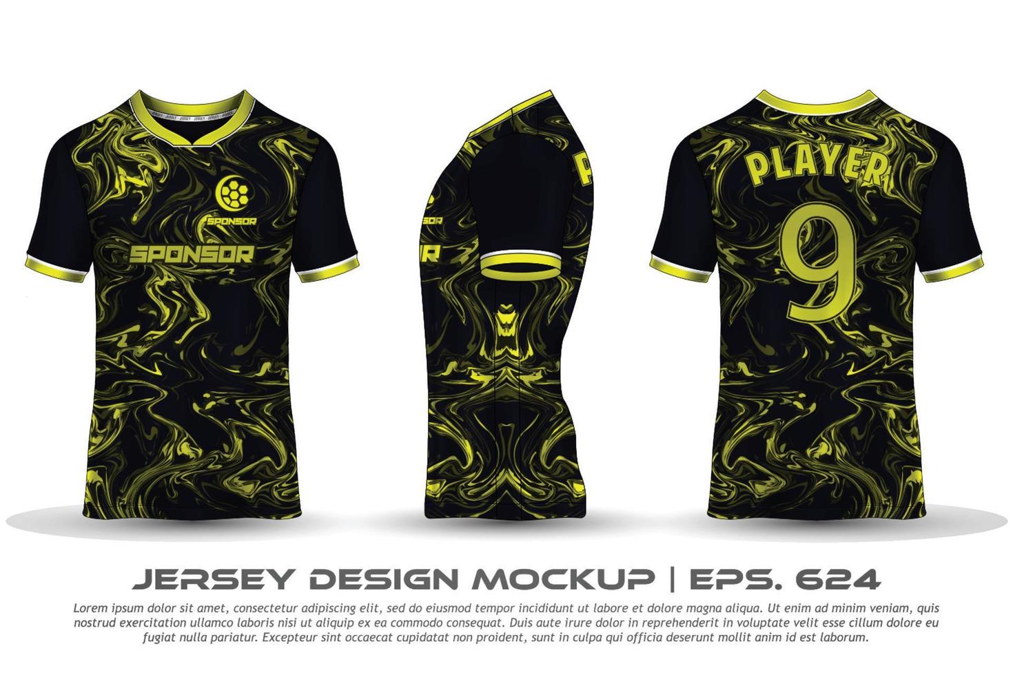 jersey ontwerp sublimatie t-shirt premium geometrisch patroon ongelooflijke vector collectie voor voetbal voetbal racen fietsen gaming motorcross sport