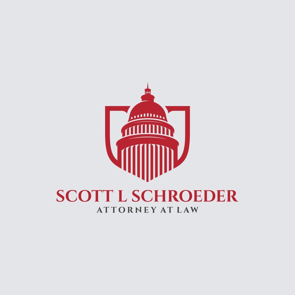 Scott l onderhoud kantoor logo sjabloon ontwerp vector