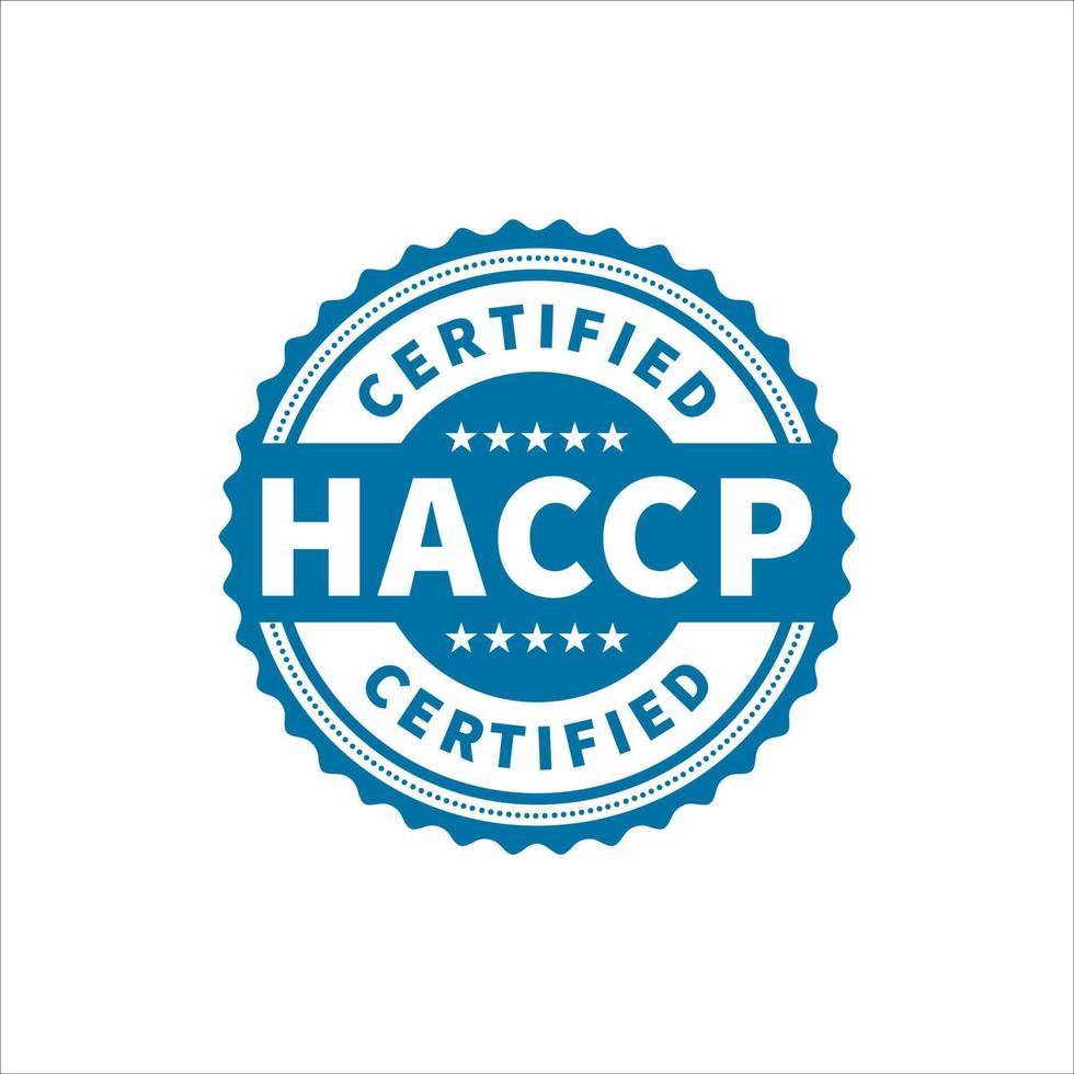 haccp - risico analyse en kritiek controle points goud vector