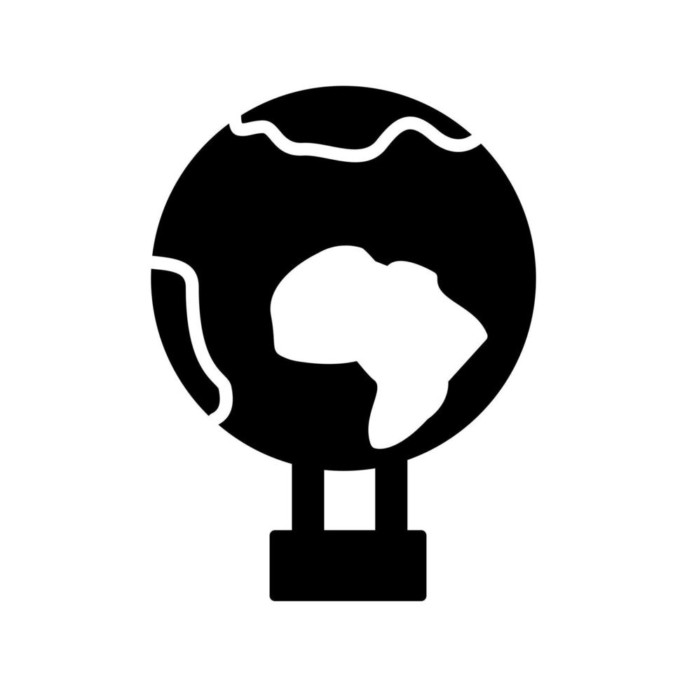 wereldbol vector pictogram