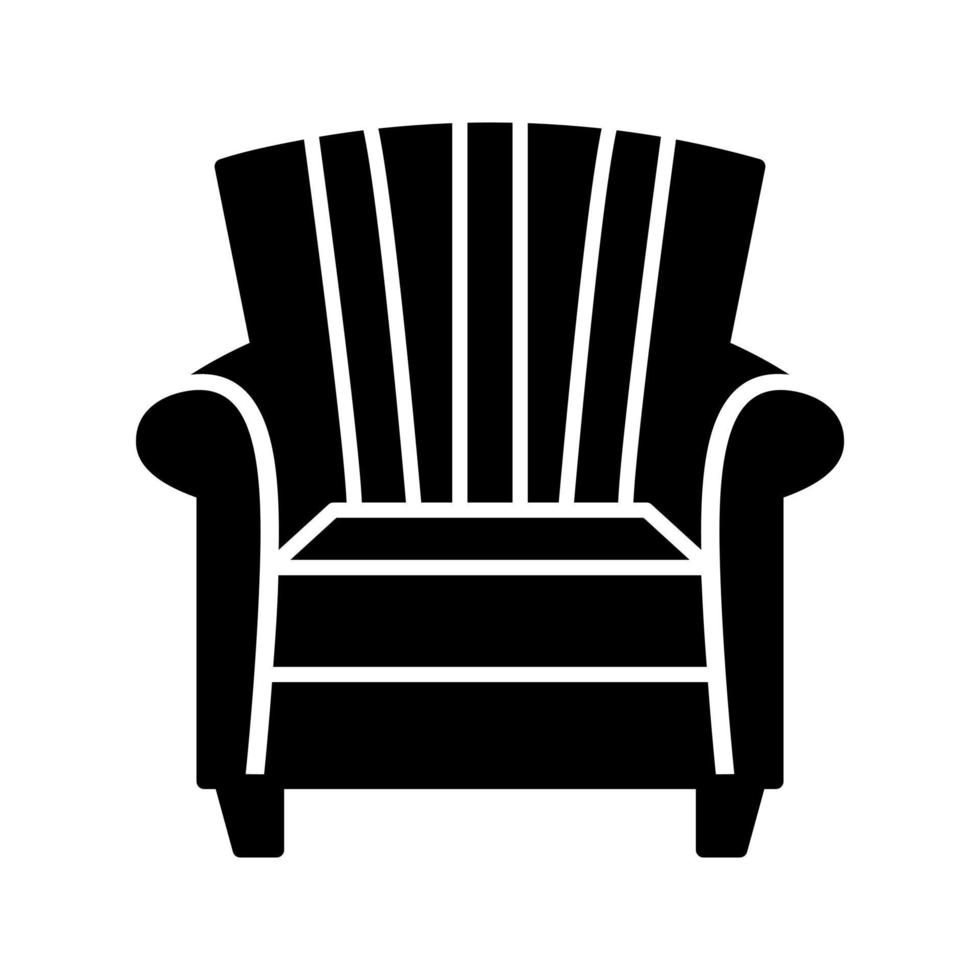 single sofa vector icoon