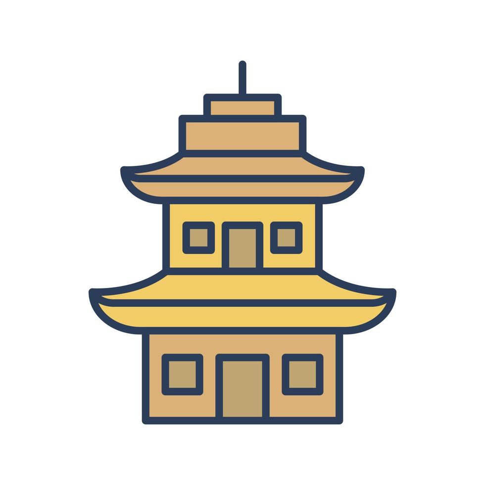 tempel vector icoon