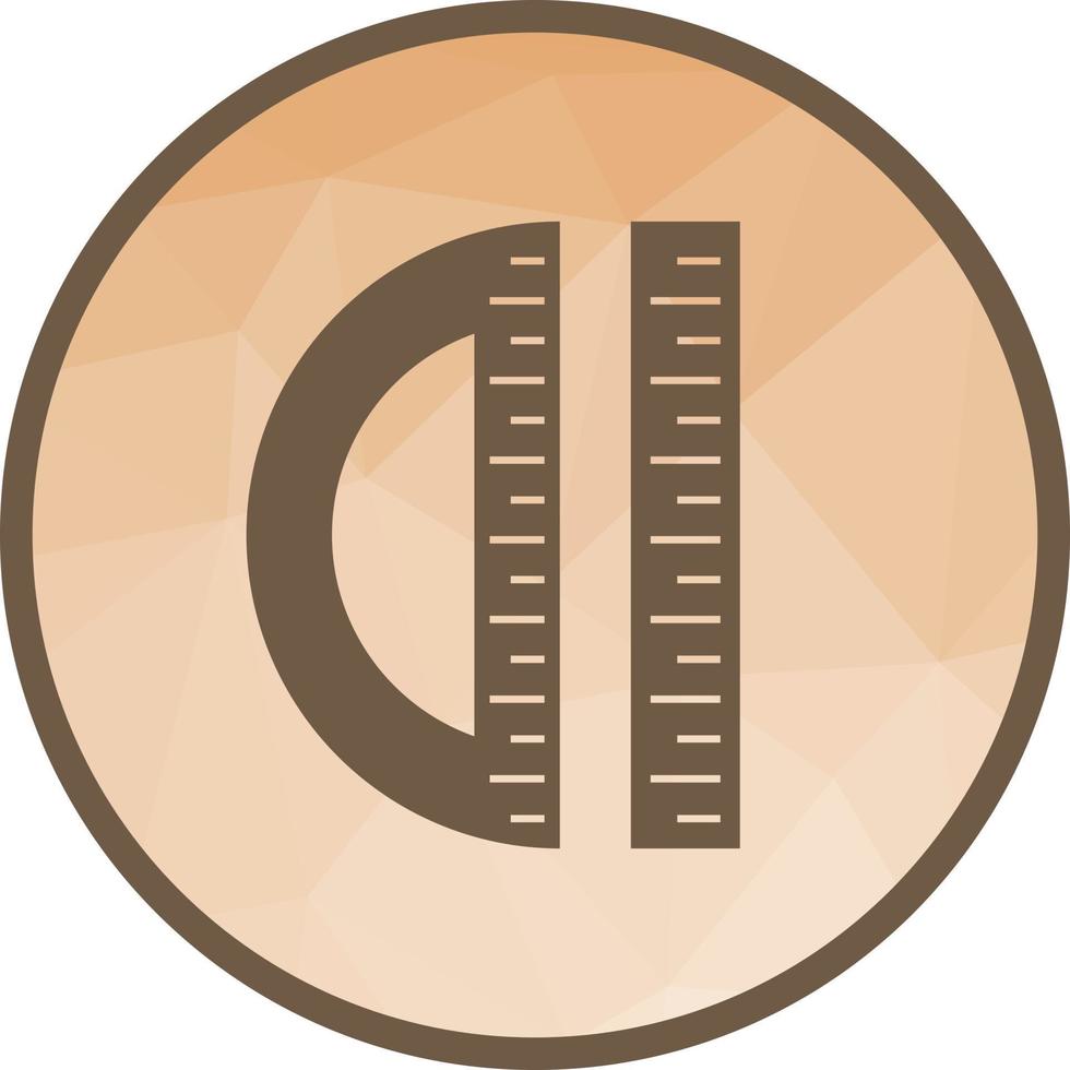 geometrie gereedschap ik laag poly achtergrond icoon vector