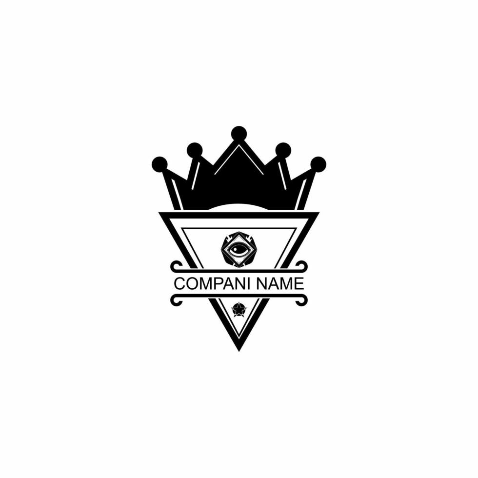 Koninklijk kroon illustratie logo vector