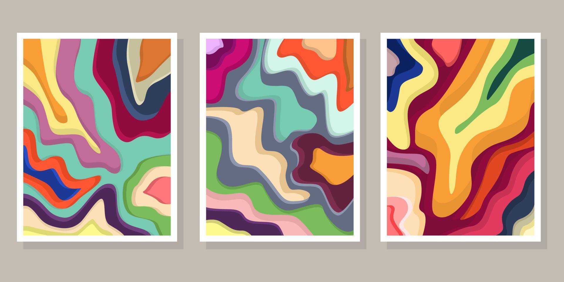vector kleurrijk abstract meetkundig achtergrond
