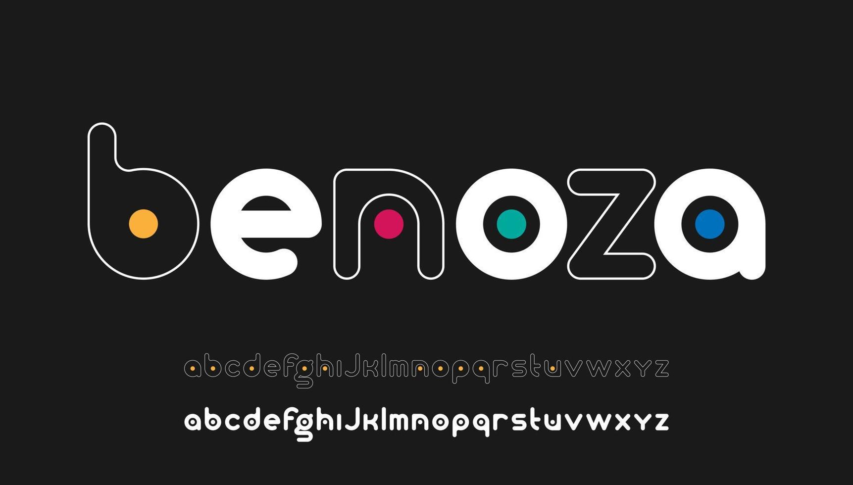 schets beroerte modern elegant klein alfabet brief logo ontwerp vector