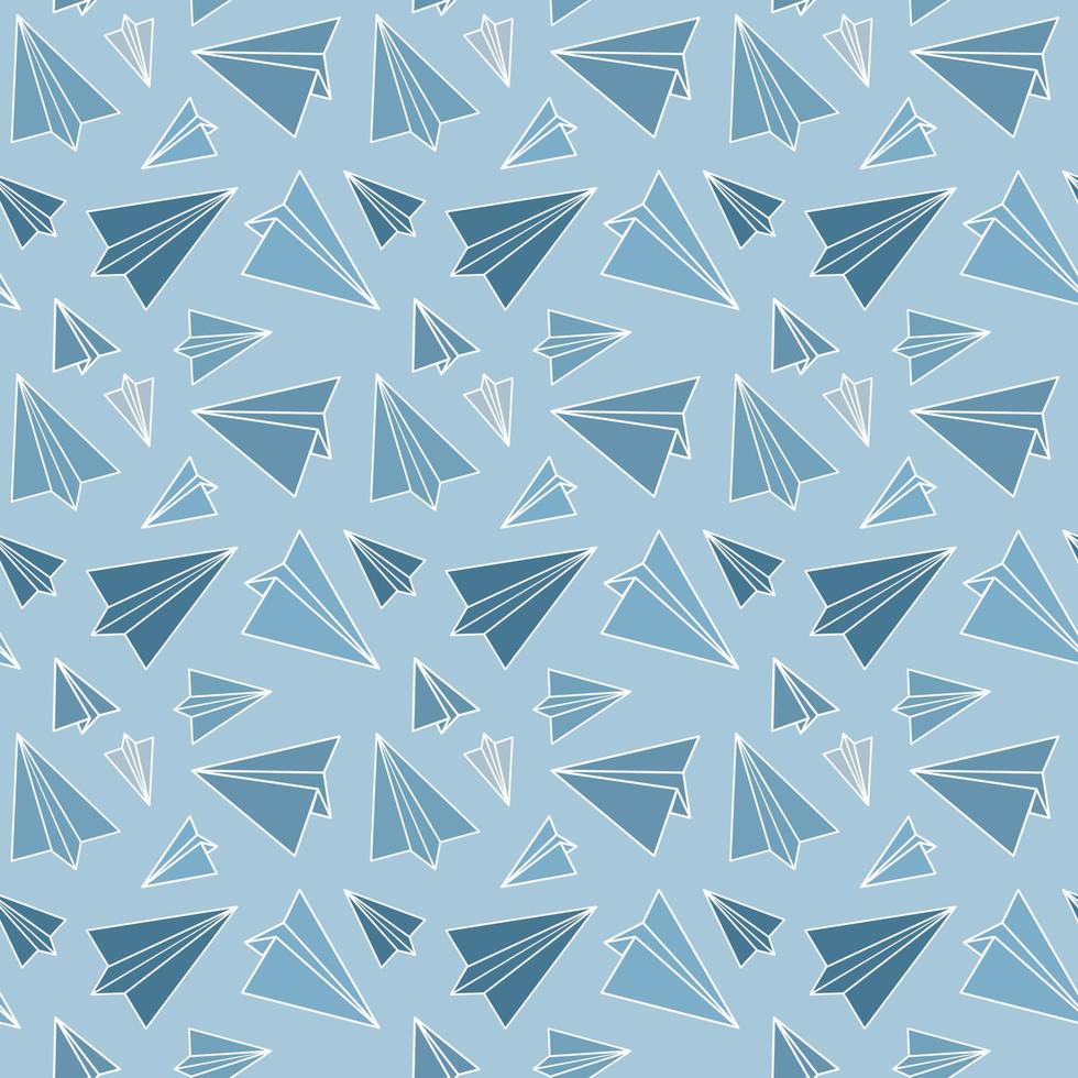 papier vlak naadloos patroon voor decoratie vector