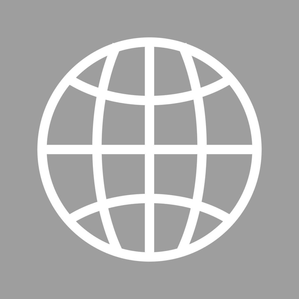 wereldbol lijn kleur achtergrond icoon vector