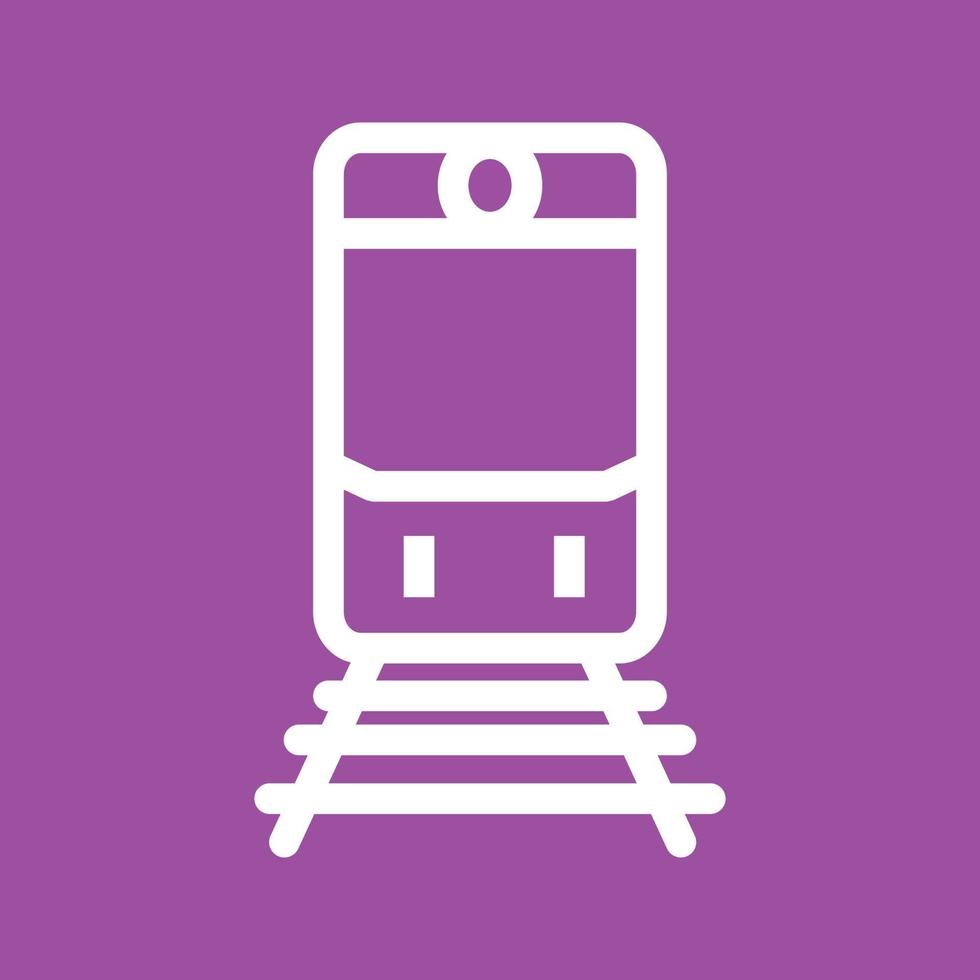 trein lijn kleur achtergrond icoon vector