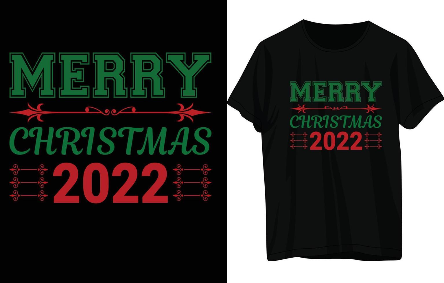 kerst t-shirt ontwerp vector