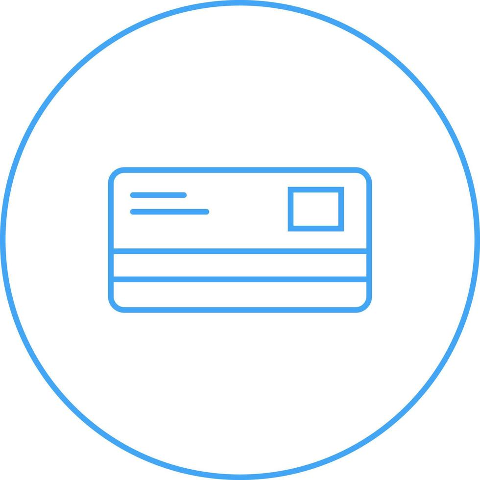 mooi Geldautomaat kaart vector lijn icoon