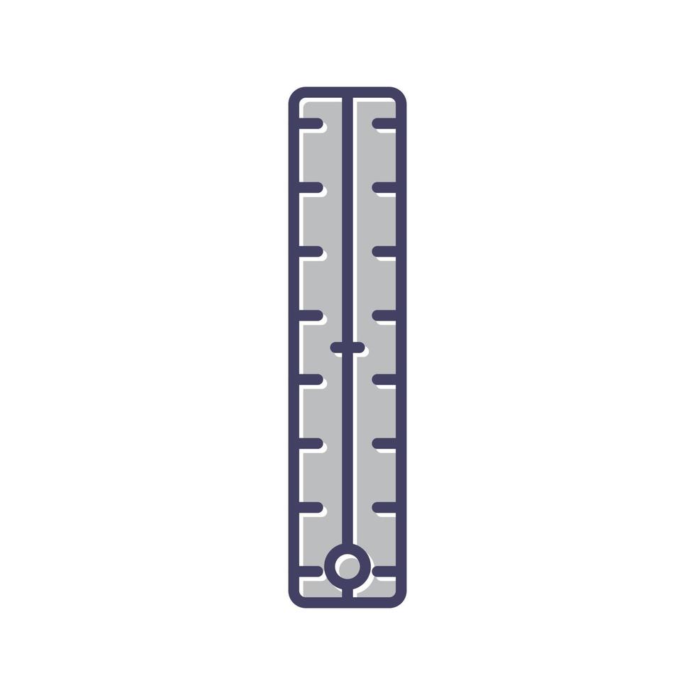 thermometer vector pictogram