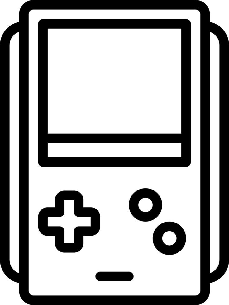 lijn pictogram voor spel vector